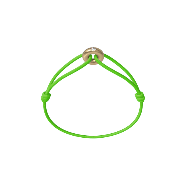 Mini Golden Soho Diamond Cord Bracelet