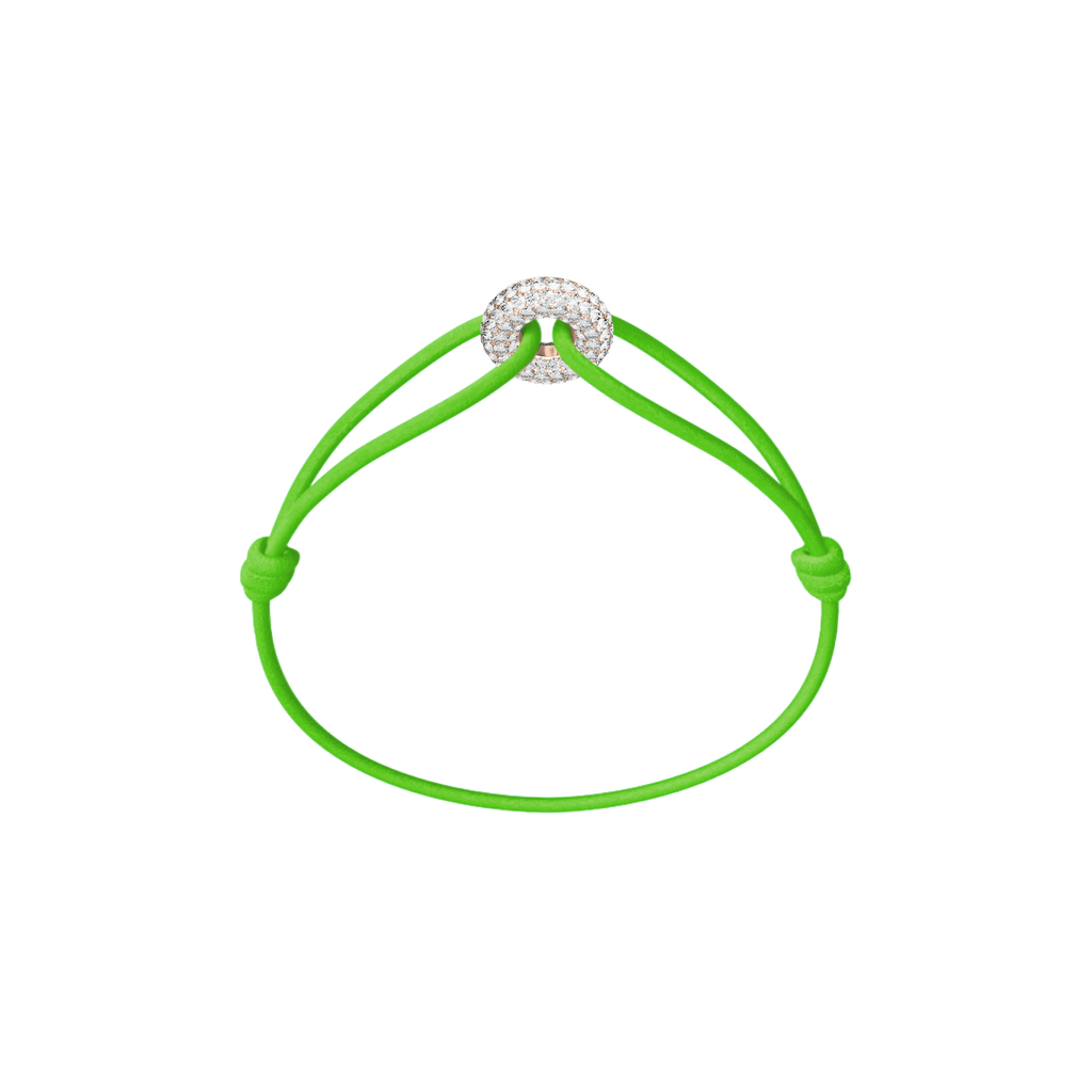 Mini Rose Soho Pavé Cord Bracelet