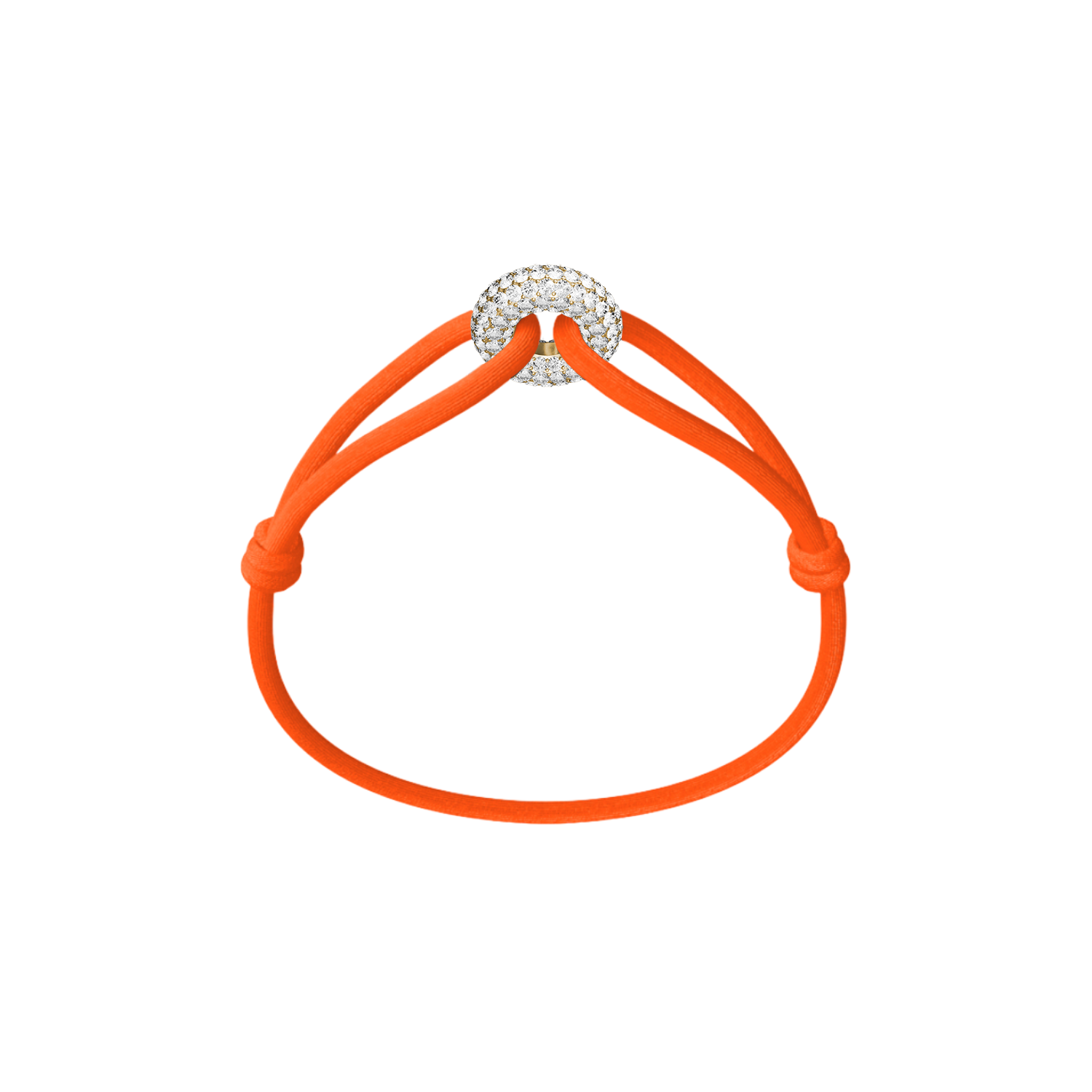 Goldener Soho Pavé Kordelarmband