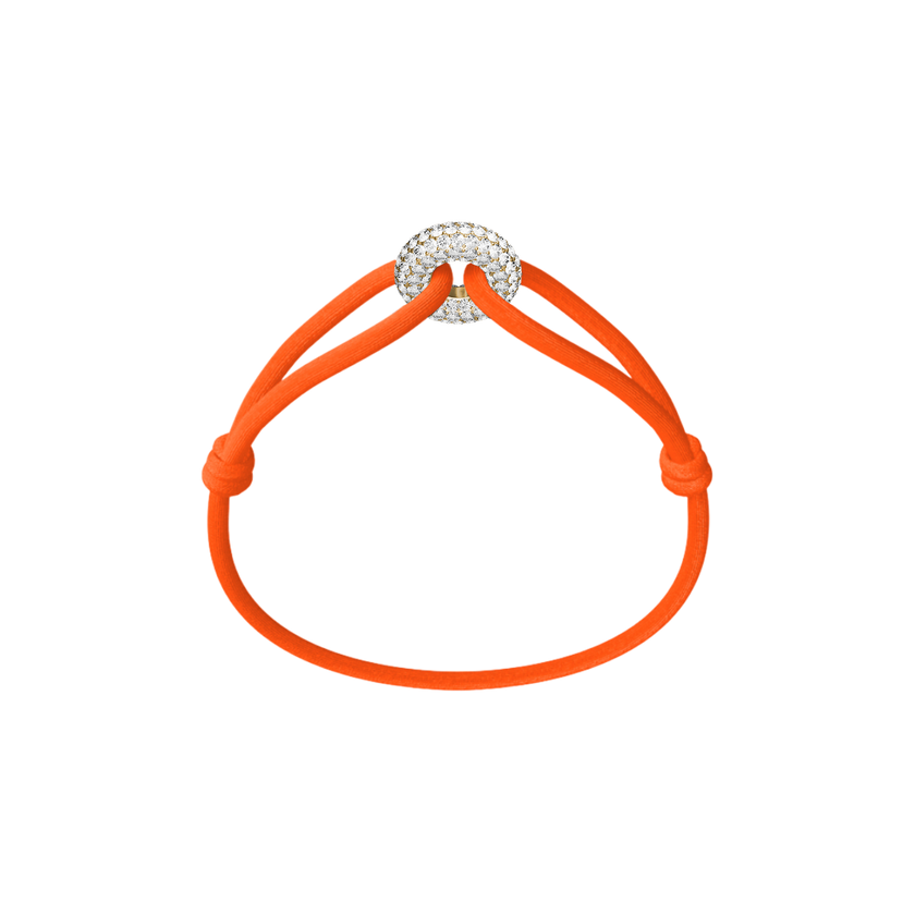 Goldener Soho Pavé Kordelarmband