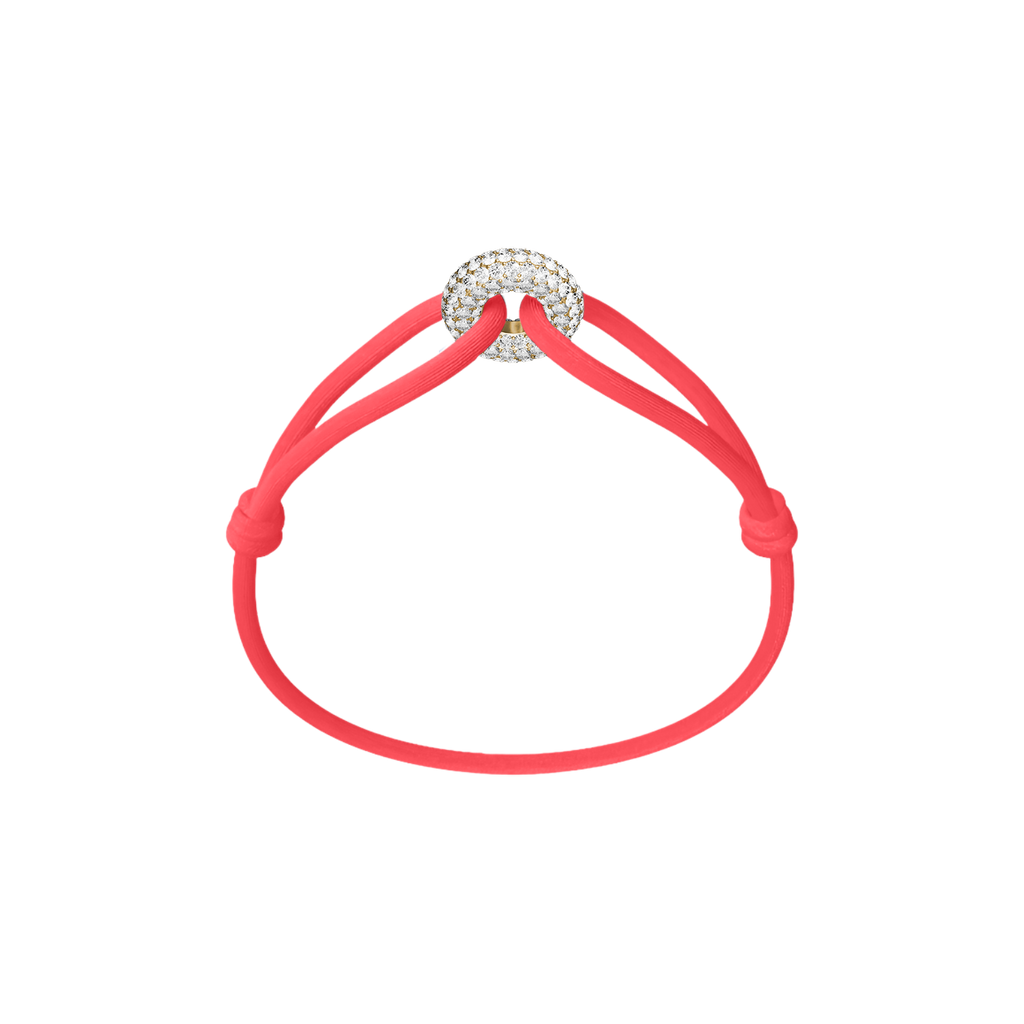 Golden Soho Pavé Cord Bracelet