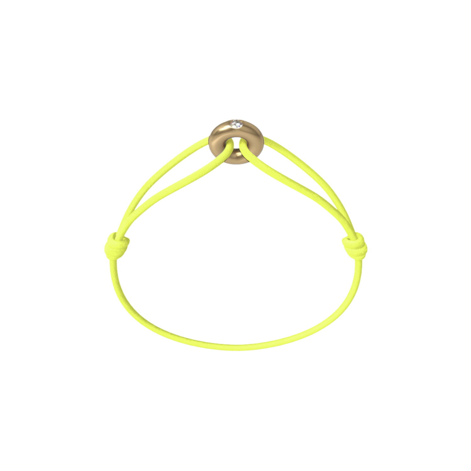 Mini Golden Soho Diamond Cord Bracelet
