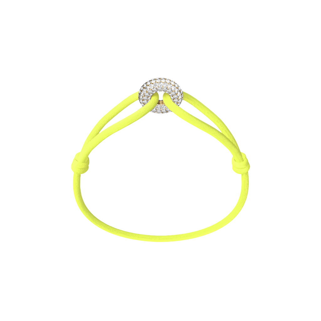 Golden Soho Pavé Cord Bracelet