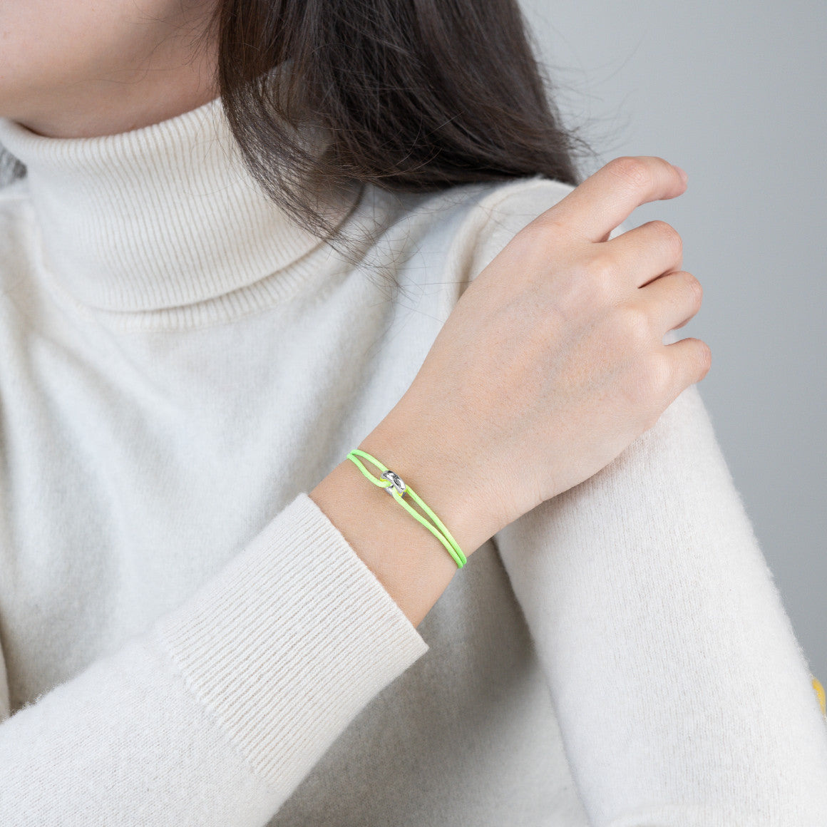 Mini Silver Soho Cord Bracelet