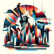 New York Beat Landscape Canvas