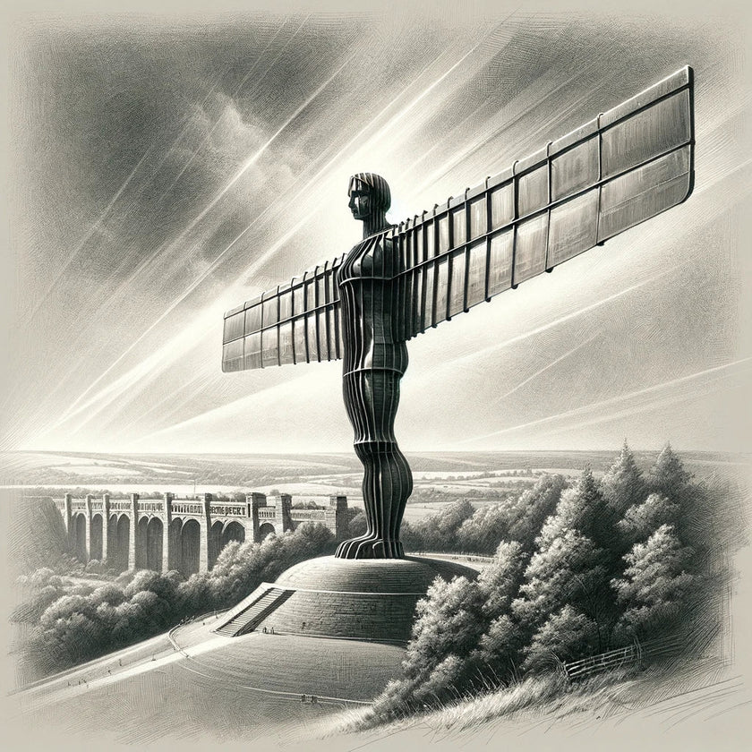 Newcastle Angel of the North Classic Vision Canvas