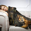 Tiger's Lethal Gaze Blanket