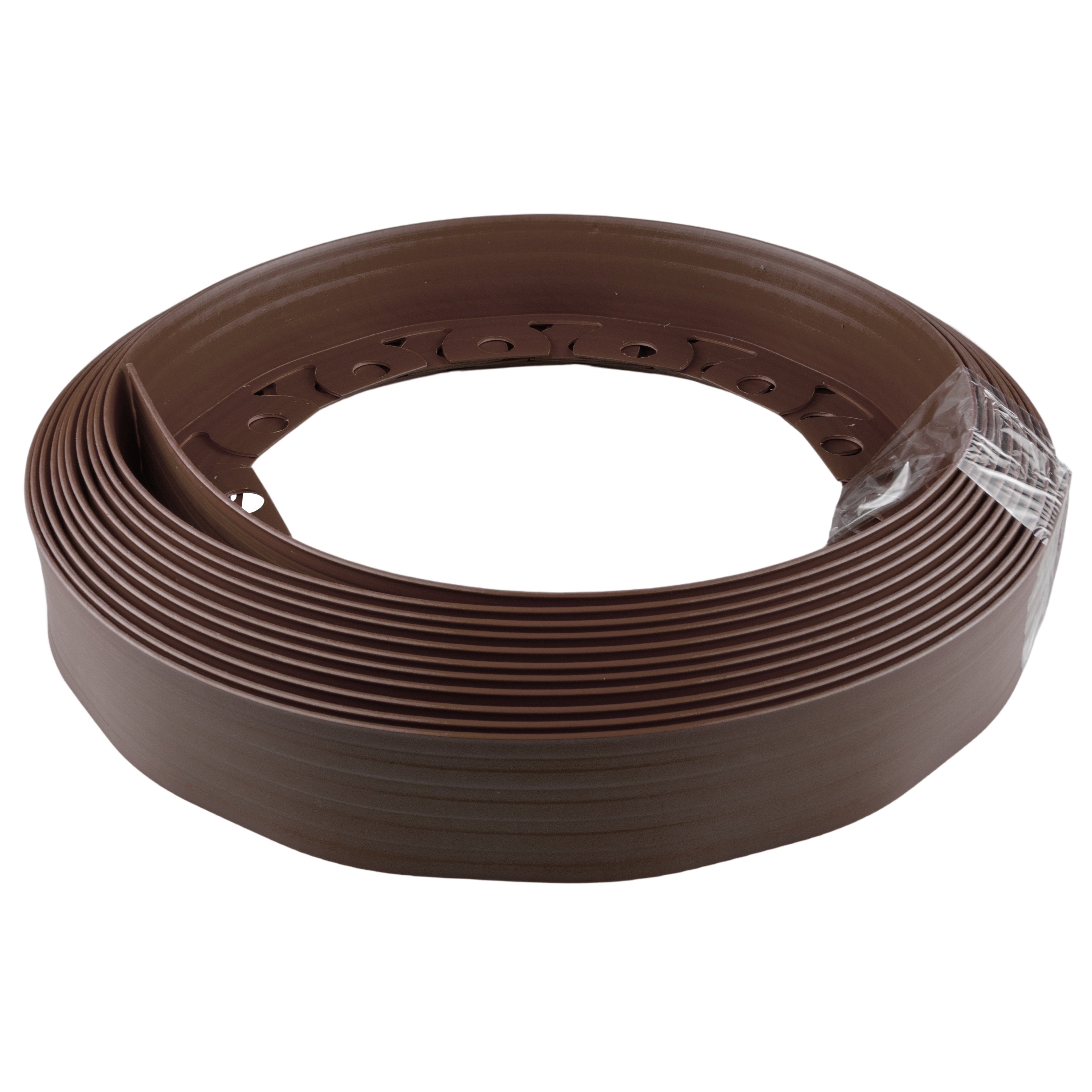 Lawn Border Set, Easy Border 60mm Brown 10m With Pegs