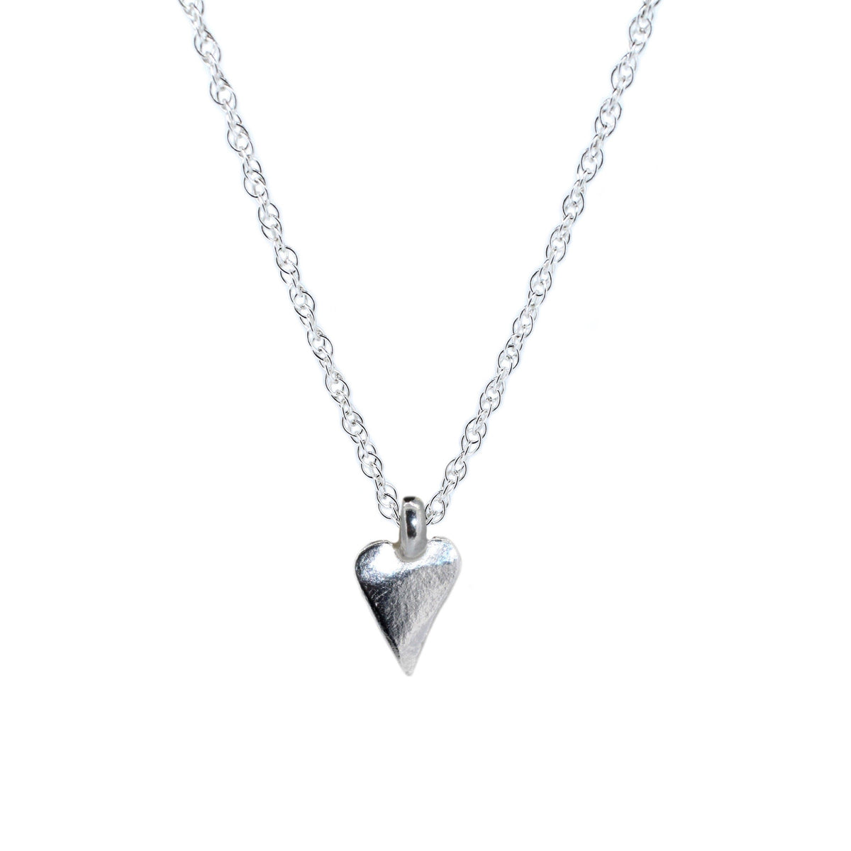 Heart Charm Rope Chain Necklace