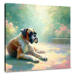 A Tranquil Moment Boxer Dog Canvas