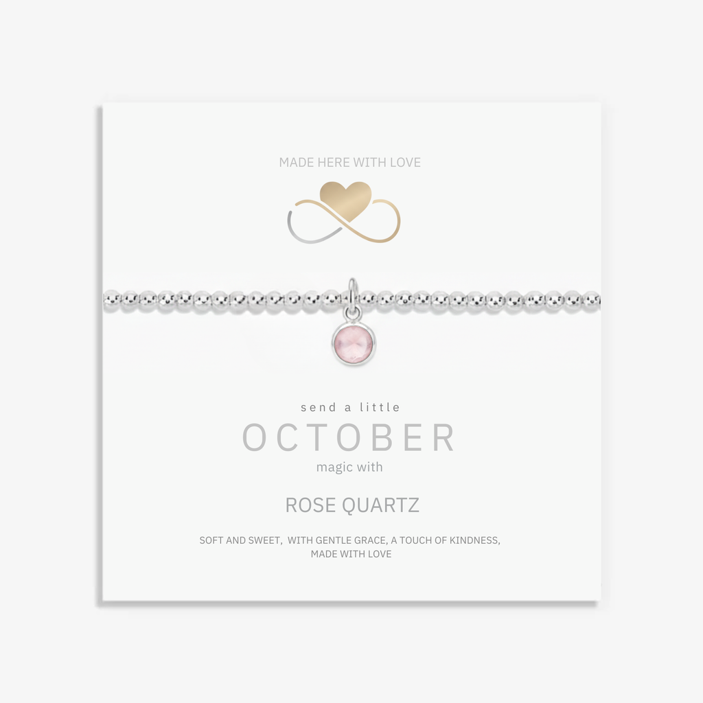 Rose Quartz Charm Bracelet