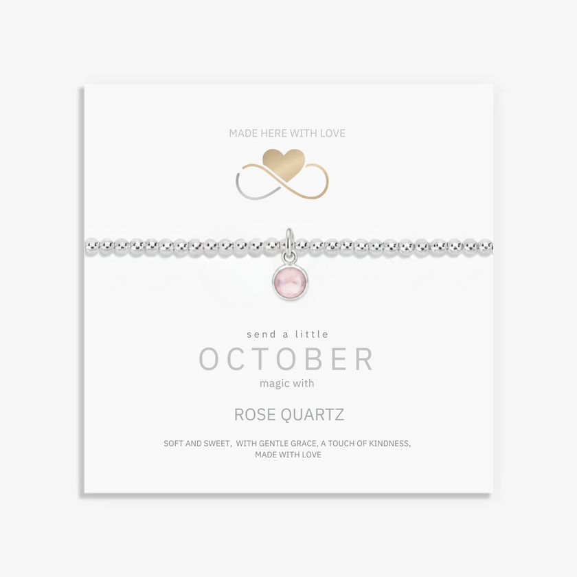 Rose Quartz Charm Bracelet