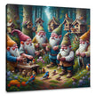 Enchanted Woodland Gnomes Canvas