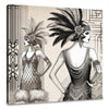 Vintage Flapper Canvas