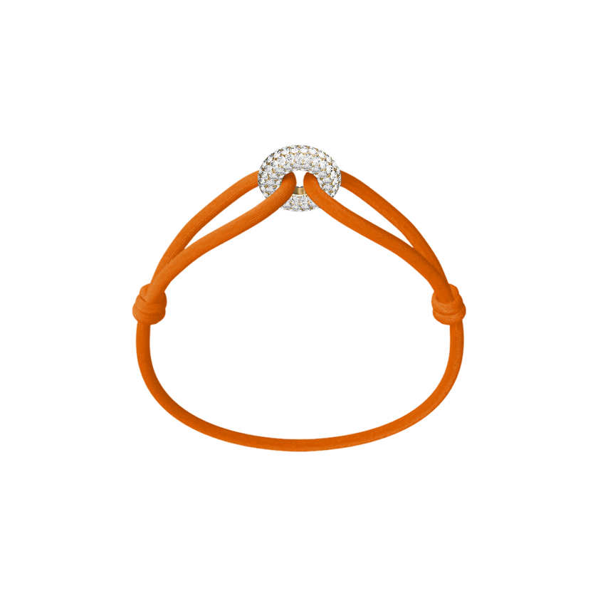 Goldener Soho Pavé Kordelarmband