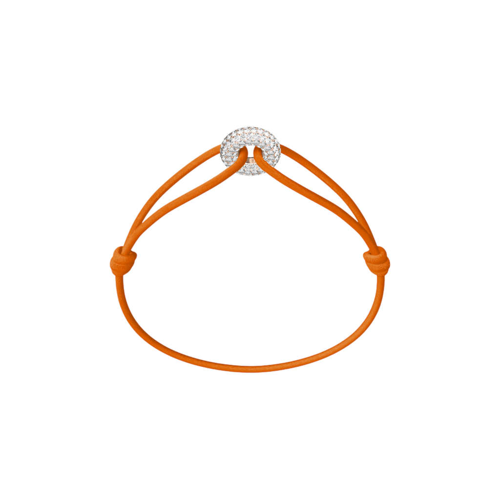 Mini Rose Soho Pavé Cord Bracelet