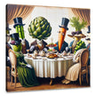 High Tea in Veggie Land Canvas