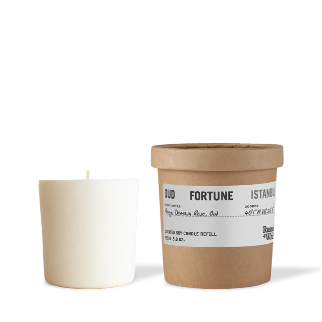 Oud Fortune 250g Scented Soy Candle Refill