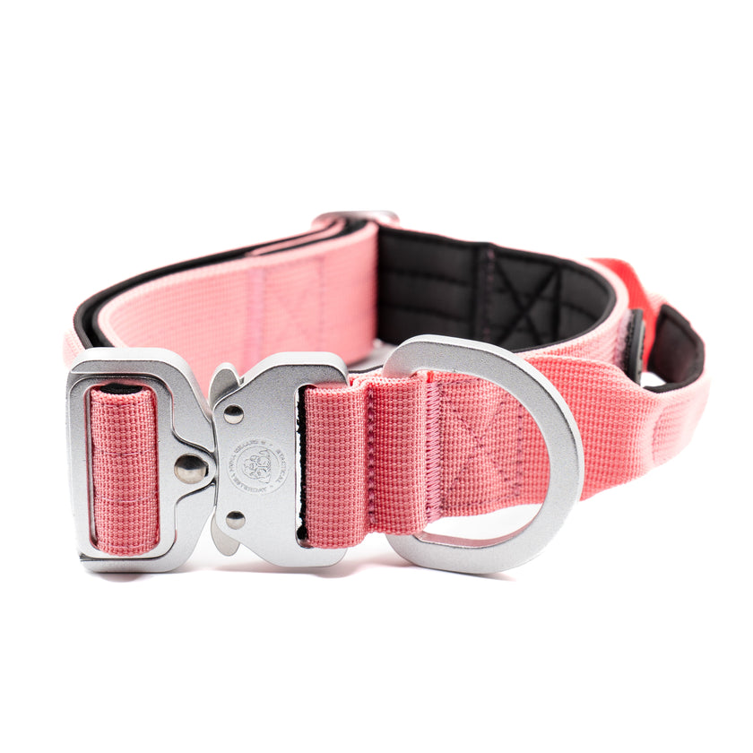Collar táctico BTactical™ de nailon de 4 cm | Rosa bonito