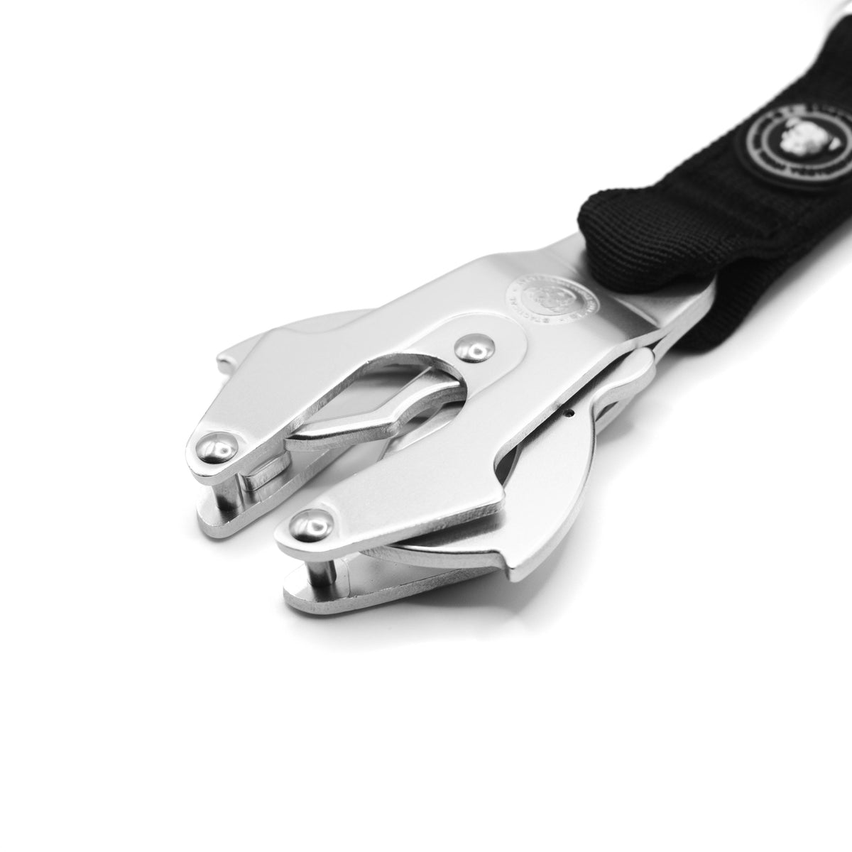 BTactical™ Nylon Frog Clip Dog Lead |  Extra-Strong Anti Tangle - Midnight Black