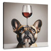 French Bulldog Toast Canvas
