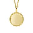 Beginnings Milgrain Edge Disc Pendant