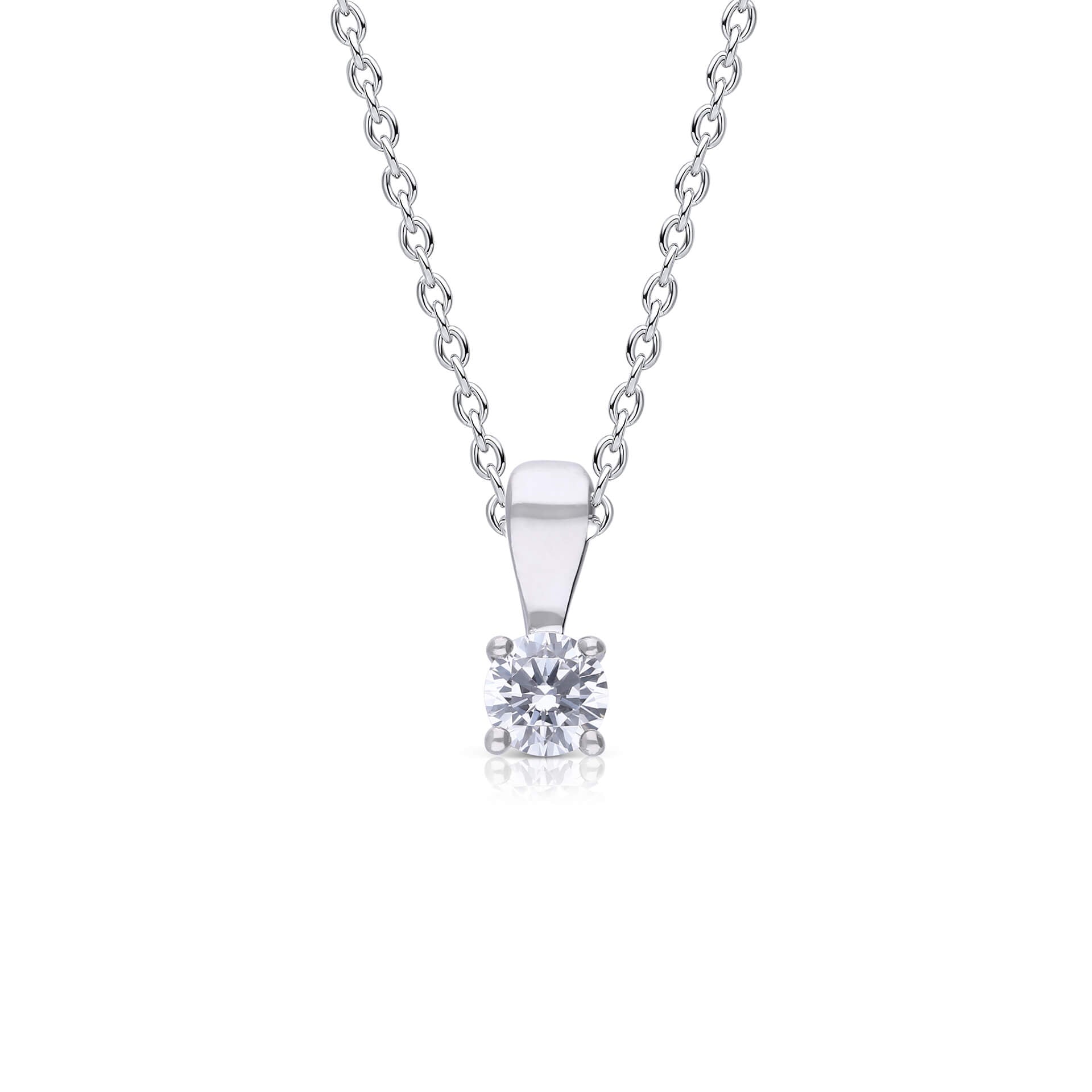 Diamonfire Anhänger mit vier Krallen und Karat