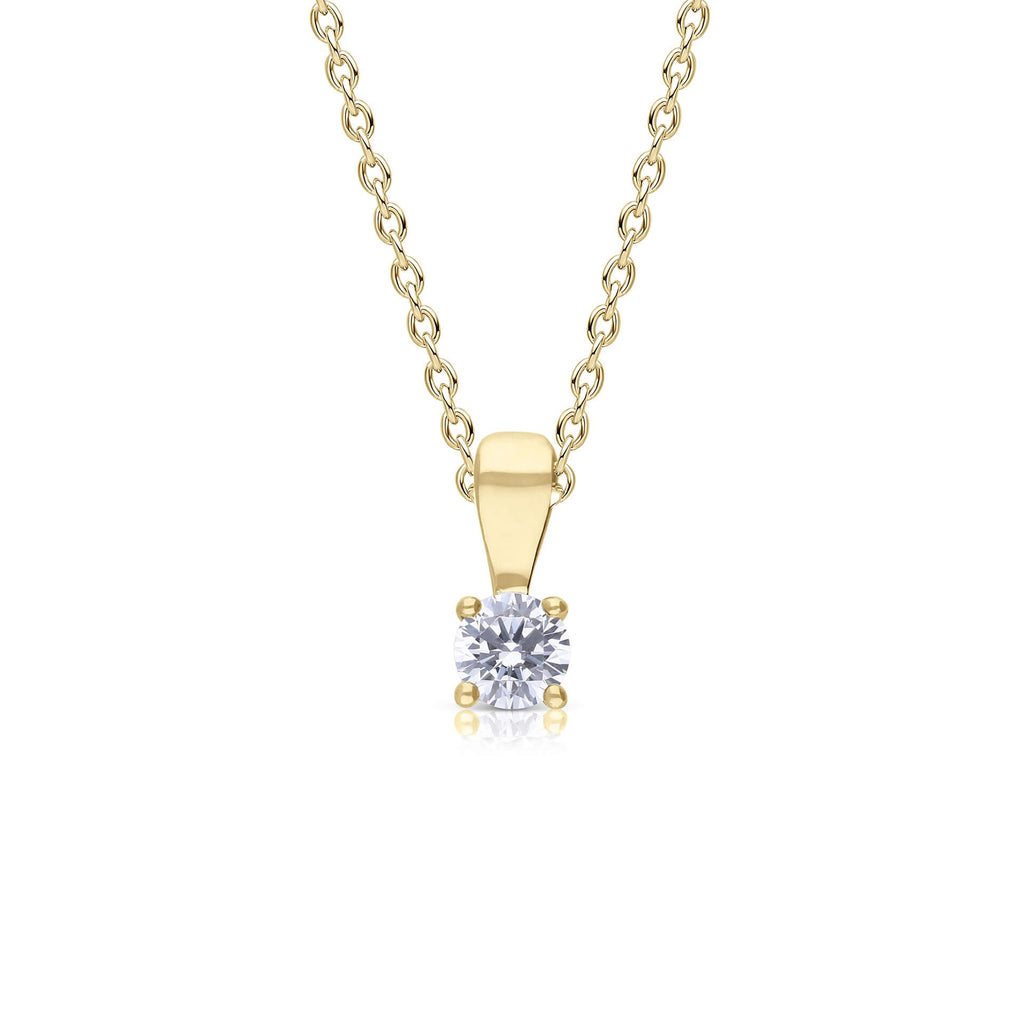 Diamonfire Anhänger mit vier Krallen und Karat