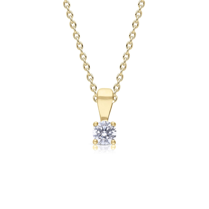 Diamonfire Four Claw Carat Pendant