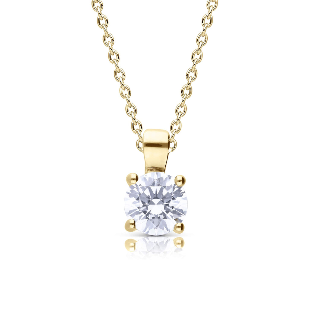 Diamonfire Anhänger mit vier Krallen und Karat