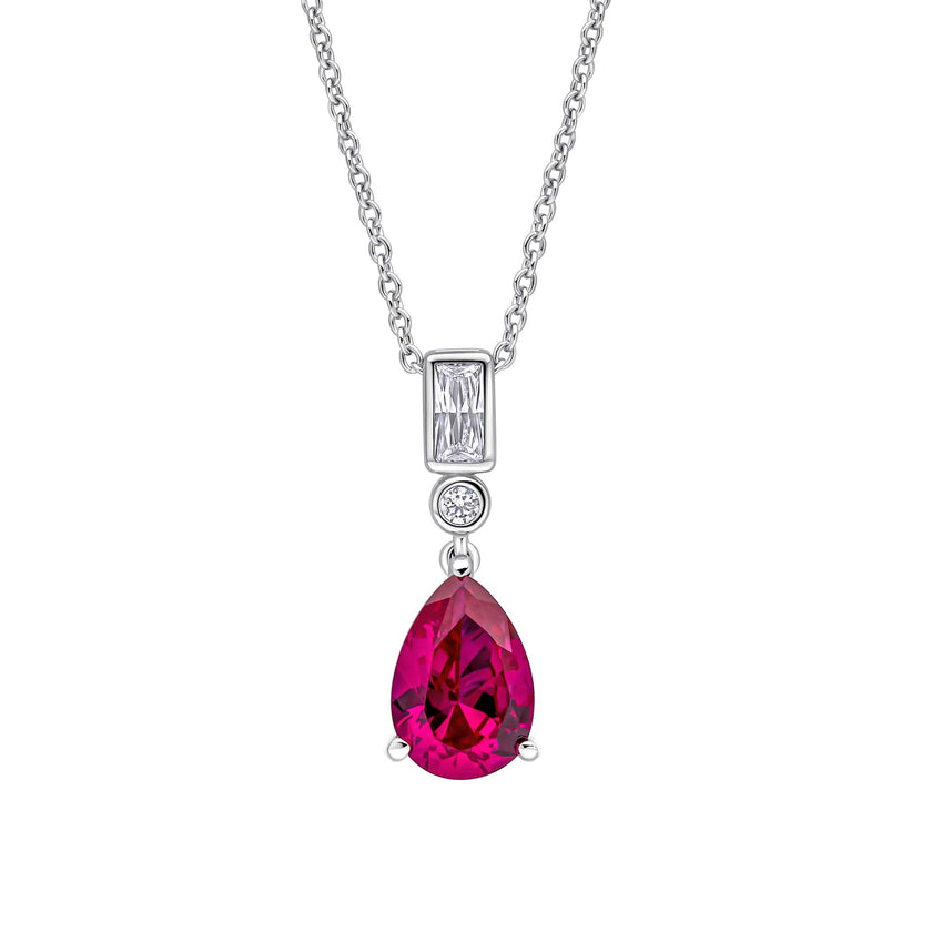 Diamonfire Lünetten- und Tropfenanhänger