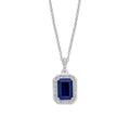 Diamonfire Geometrischer Halo-Tropfen-Anhänger