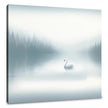 Serene Swan Lake Canvas