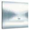 Serene Swan Lake Canvas