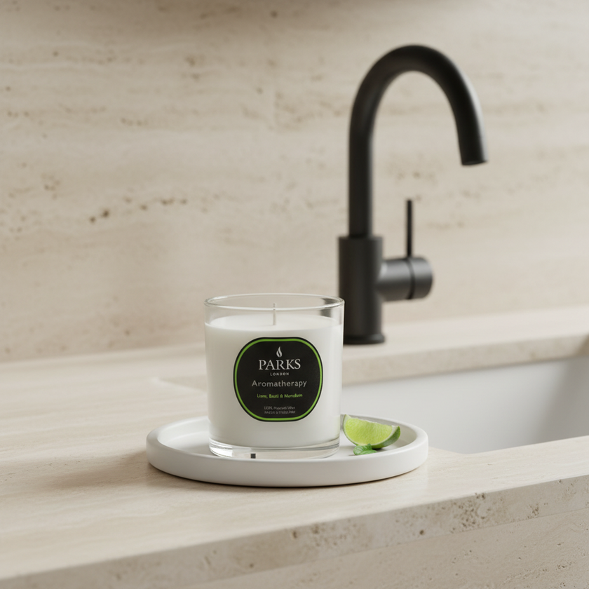 LIME, BASIL & MANDARIN CANDLE 220G