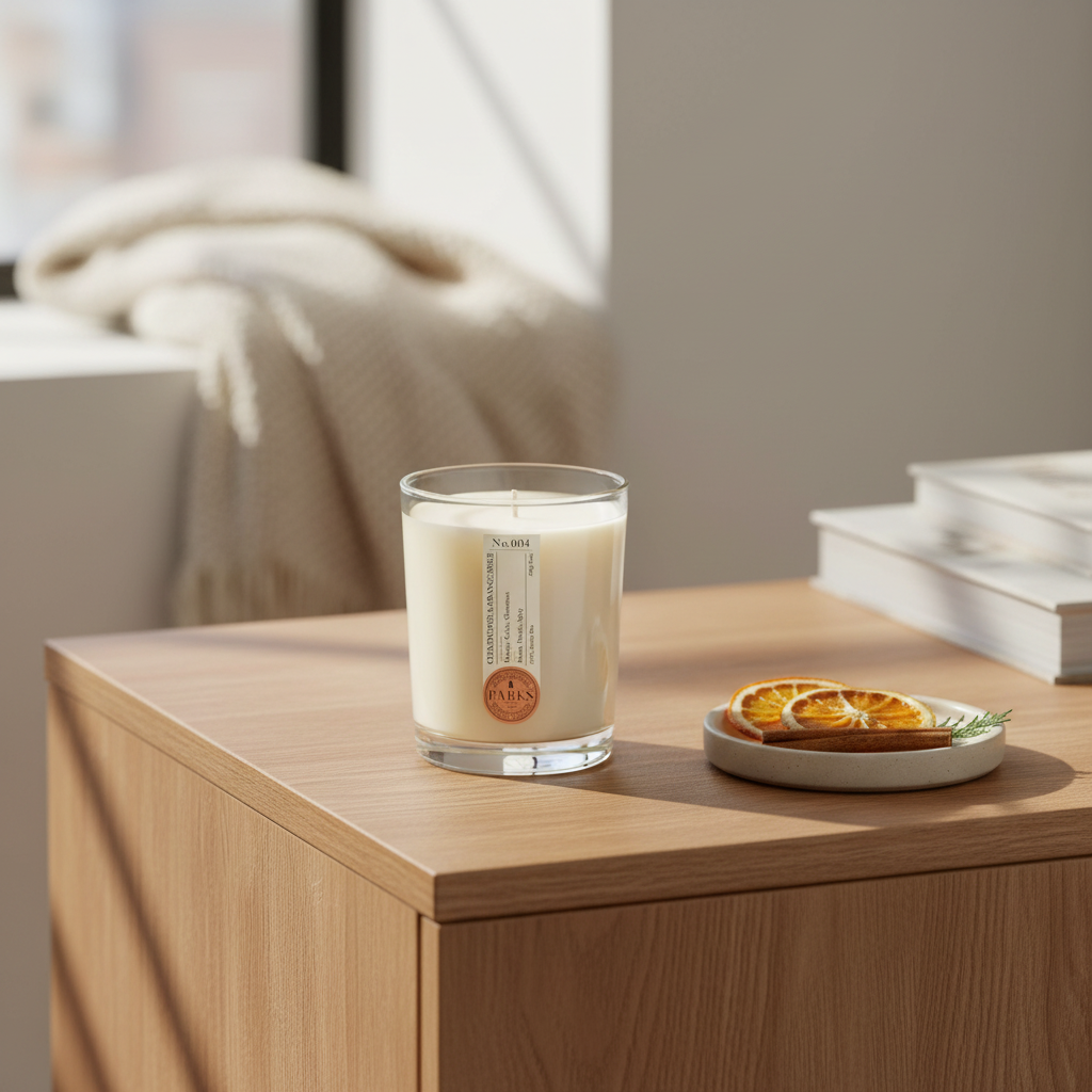 CEDARWOOD & ORANGE SPICE CANDLE 180G