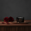NOCTURNE DARK ROSE TRAVEL CANDLE 70G