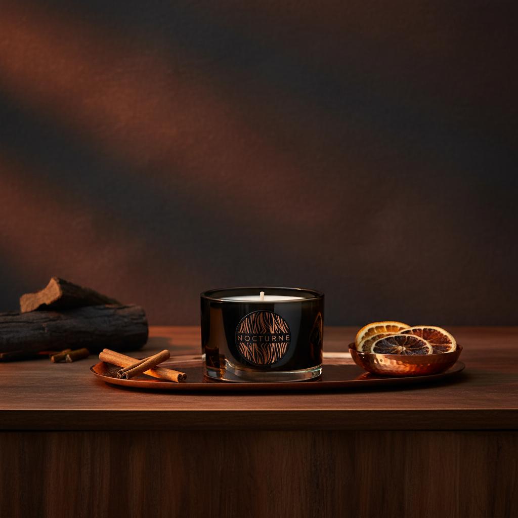 NOCTURNE FIRESIDE EMBERS TRAVEL CANDLE 70G