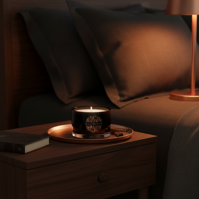 NOCTURNE FIRESIDE EMBERS TRAVEL CANDLE 70G