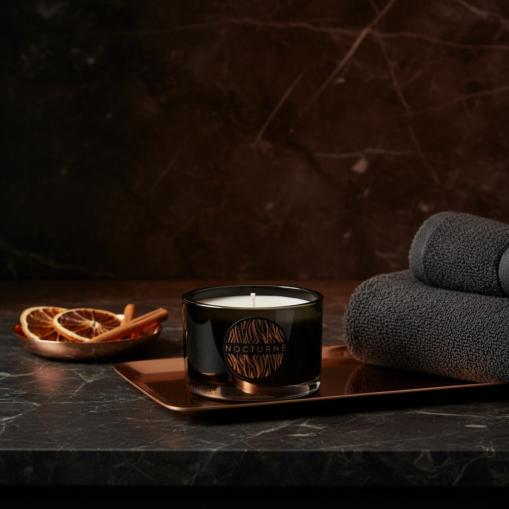 NOCTURNE FIRESIDE EMBERS TRAVEL CANDLE 70G