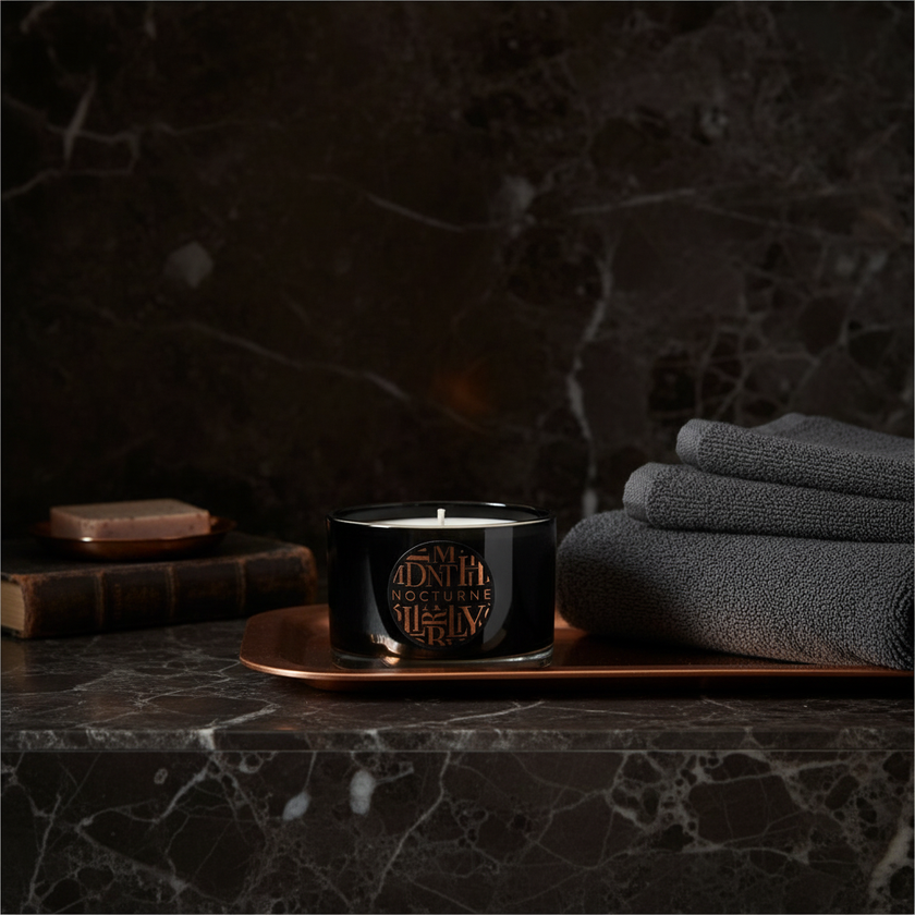 NOCTURNE MIDNIGHT LIBRARY TRAVEL CANDLE 70G