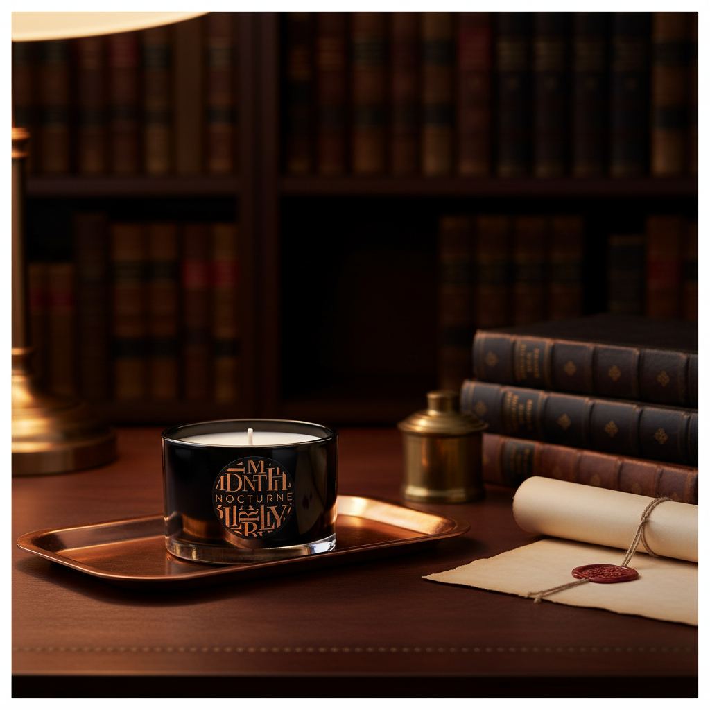 NOCTURNE MIDNIGHT LIBRARY TRAVEL CANDLE 70G