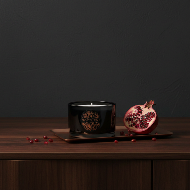 NOCTURNE POMEGRANATE NOIR TRAVEL CANDLE 70G