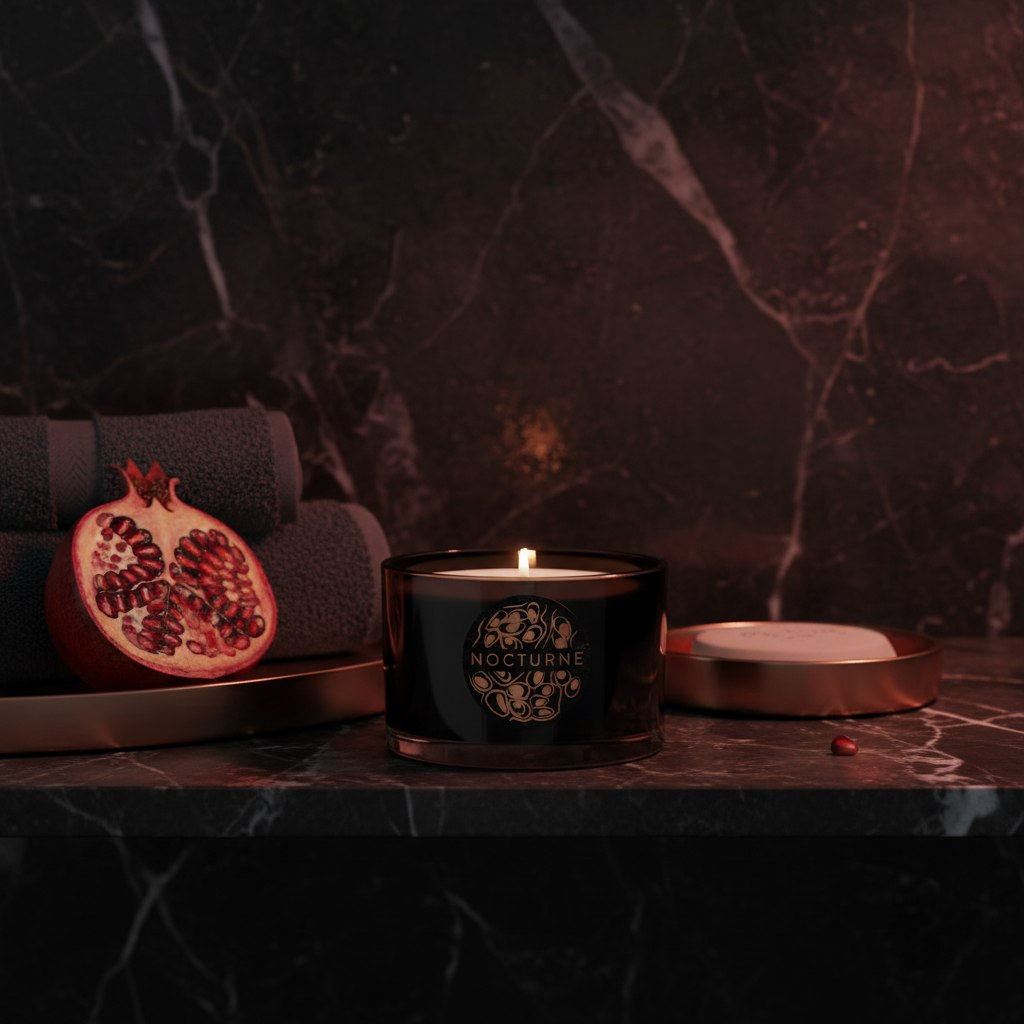 NOCTURNE POMEGRANATE NOIR TRAVEL CANDLE 70G