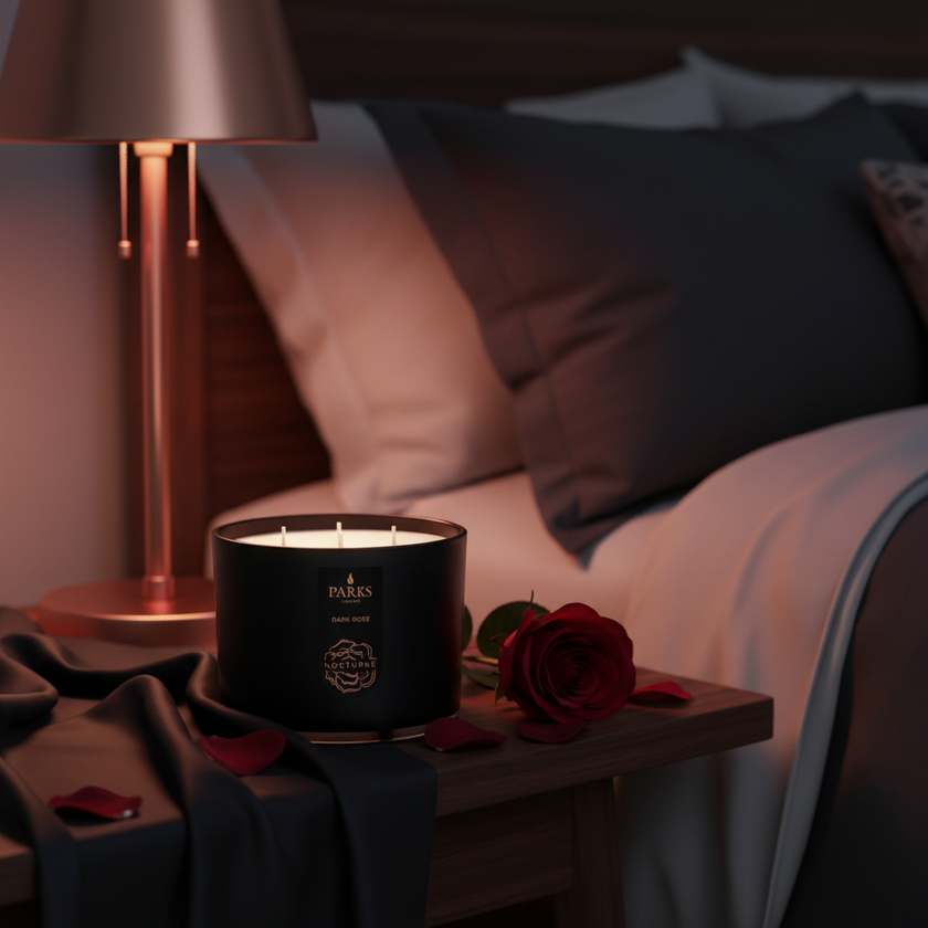 DARK ROSE 3 WICK SCENTED CANDLE 350G