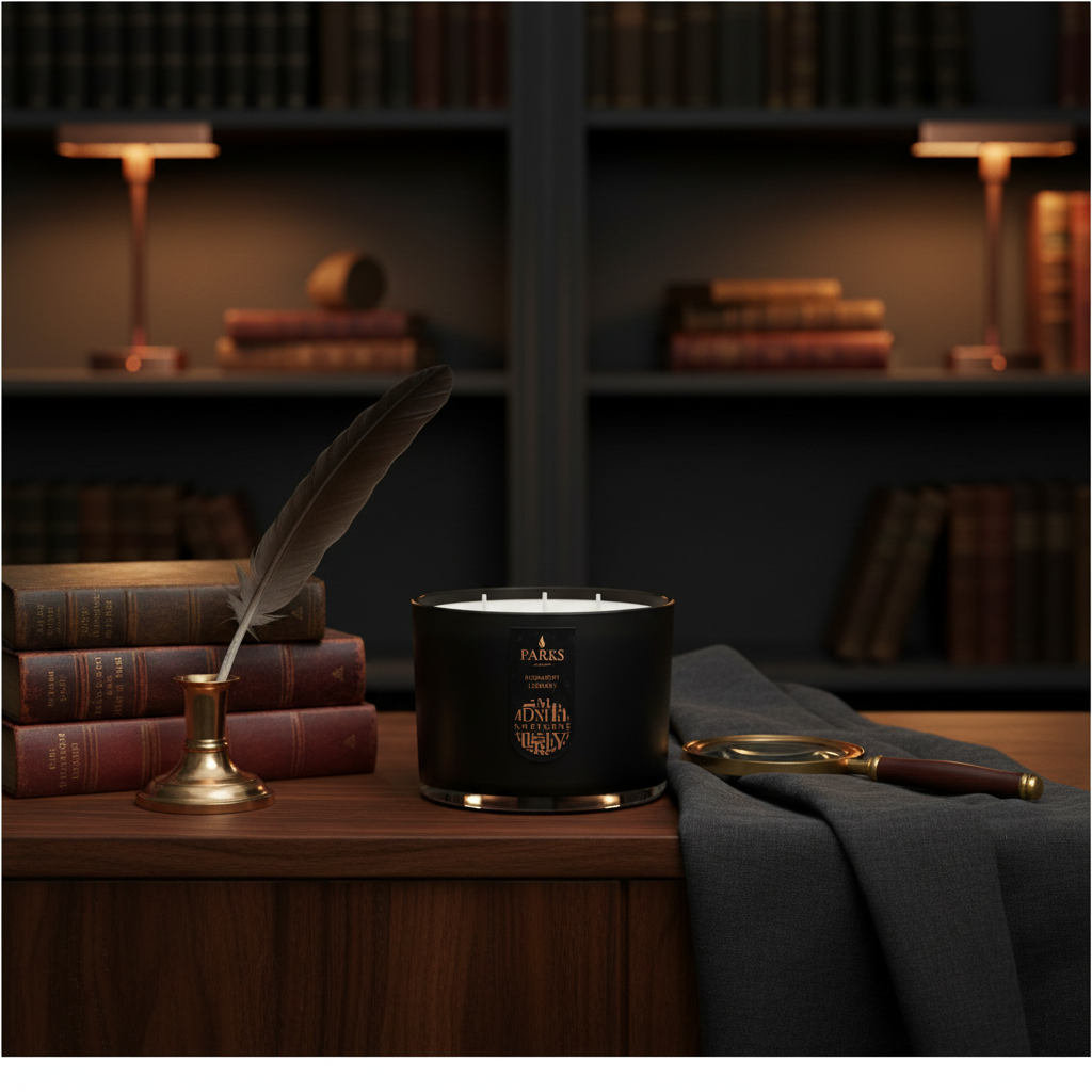 MIDNIGHT LIBRARY 3 WICK SCENTED CANDLE 350G