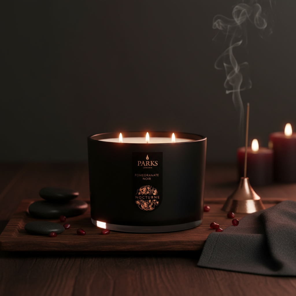 POMEGRANATE NOIR 3 WICK SCENTED CANDLE 350G