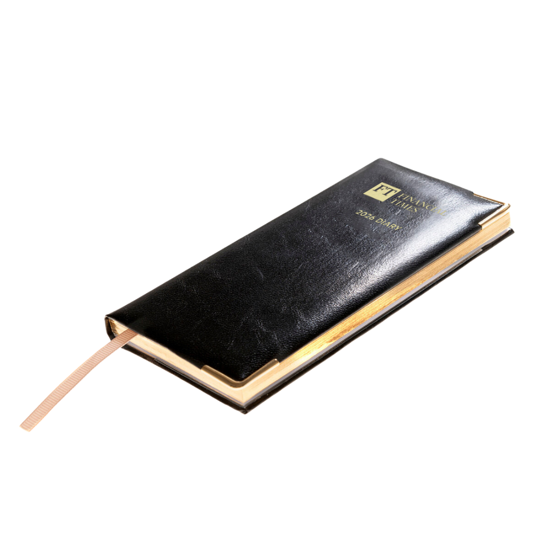 2026 Portrait Pocket Diary - Week to View - Black (PC-26)