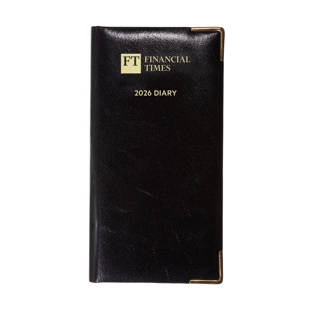 2026 Portrait Pocket Diary - Week to View - Black (PC-26)