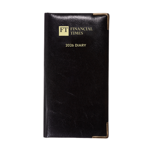 2026 Portrait Pocket Diary - Week to View - Black (PC-26)